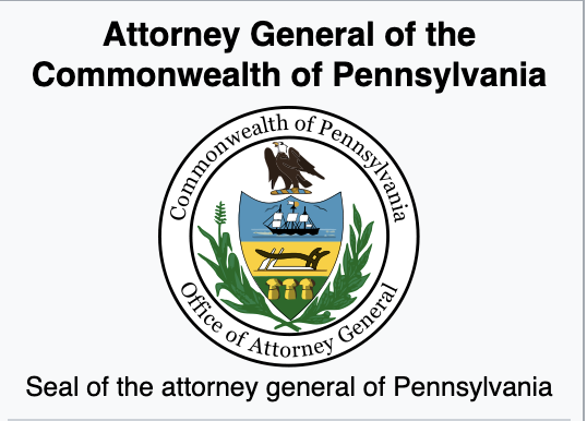 Pa Attorney General's seal 