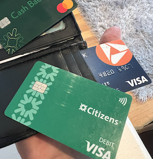 Credit cards in a wallet, and how to correct your credit report 